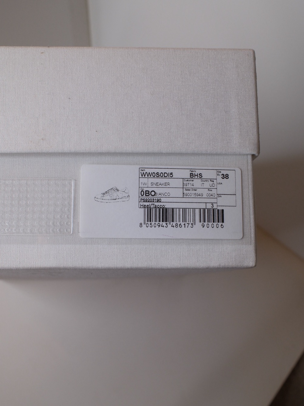 White Studded Sneakers VALENTINO - Picture 3 of 3